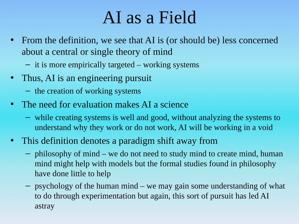 AI Redefined Given what we have studied in this - slide 2 of 17