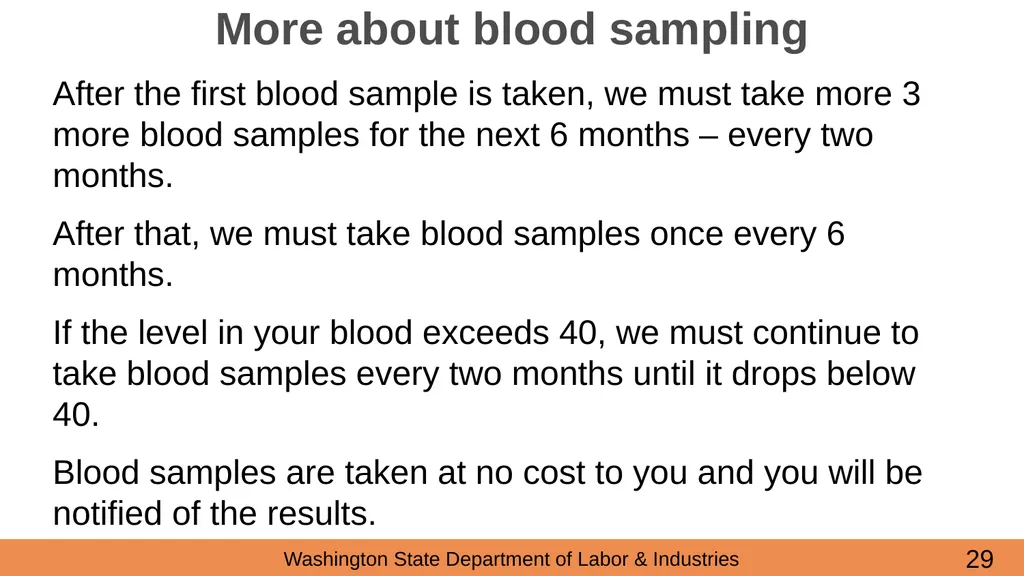 Lead in Construction Training on the hazards of - slide 29 of 43