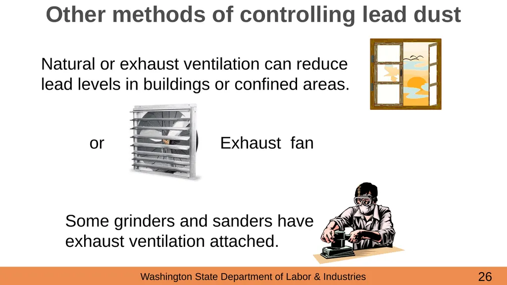 Lead in Construction Training on the hazards of - slide 26 of 43