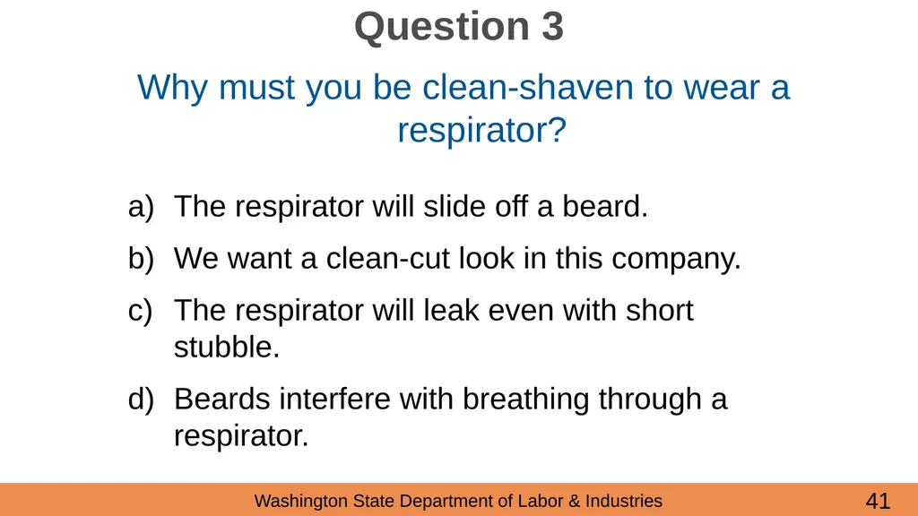 Lead in Construction Training on the hazards of - slide 41 of 43