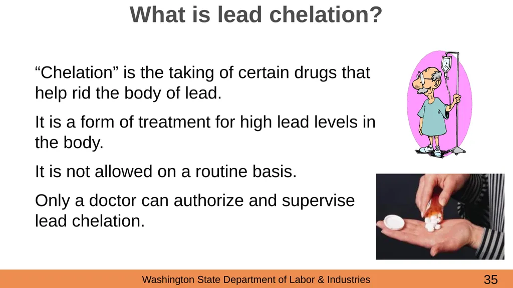 Lead in Construction Training on the hazards of - slide 35 of 43