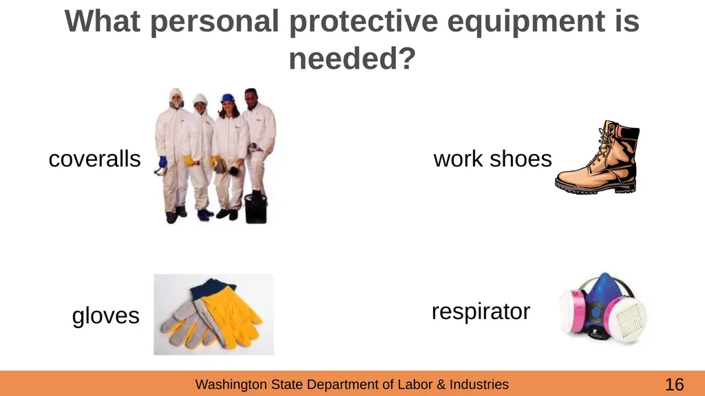 Lead in Construction Training on the hazards of - slide 16 of 43
