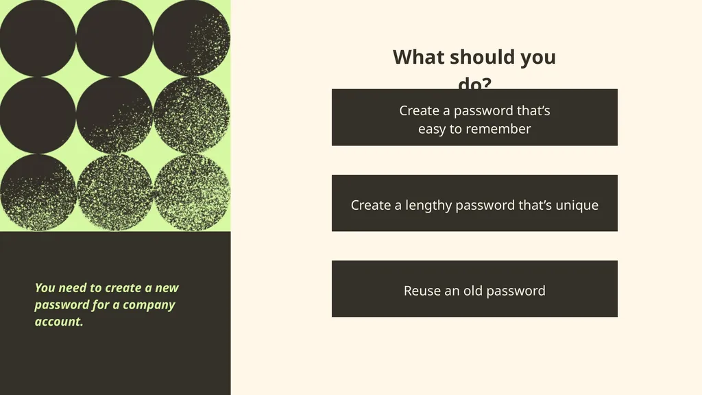 Security Awareness Training COMPANY HERE PRESENTER - slide 10 of 14