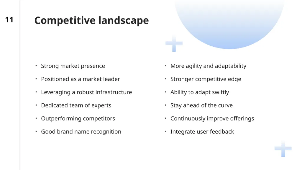 Recommending a strategy Ideas for today and - slide 11 of 13