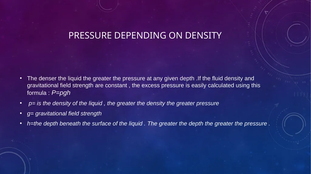 Pressure Pressure in Solids Pressure is the unit - slide 7 of 11