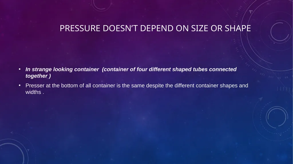 Pressure Pressure in Solids Pressure is the unit - slide 6 of 11