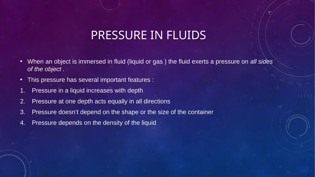 Pressure Pressure in Solids Pressure is the unit - slide 3 of 11