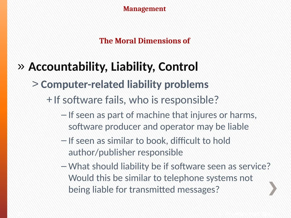 What ethical, social, and political issues are - slide 27 of 33