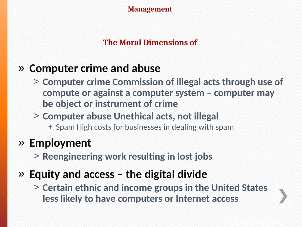 What ethical, social, and political issues are - slide 30 of 33