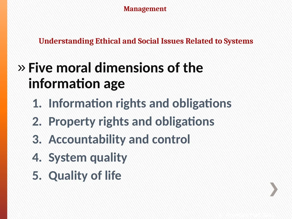 What ethical, social, and political issues are - slide 7 of 33
