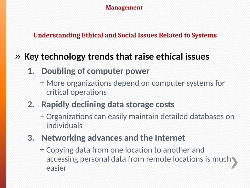 What ethical, social, and political issues are - slide 8 of 33