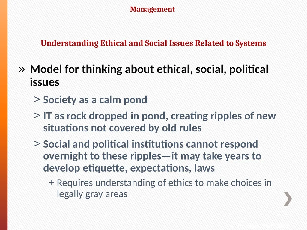 What ethical, social, and political issues are - slide 5 of 33