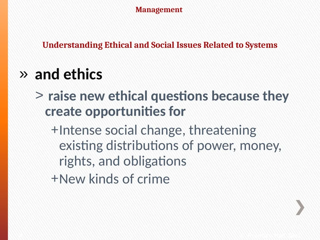 What ethical, social, and political issues are - slide 4 of 33