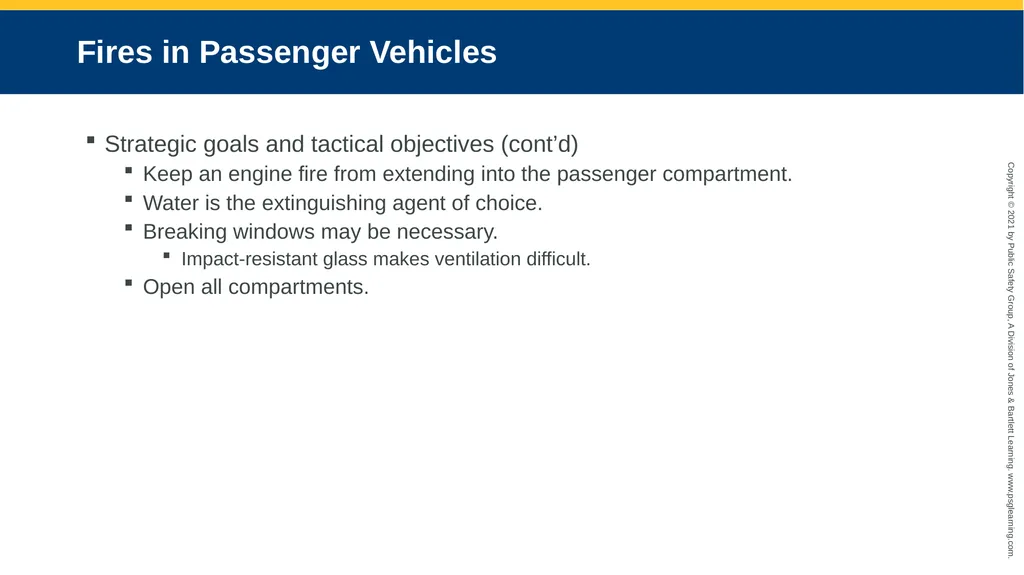 CHAPTER 16 Vehicle Fires Objectives Discuss the - slide 7 of 26