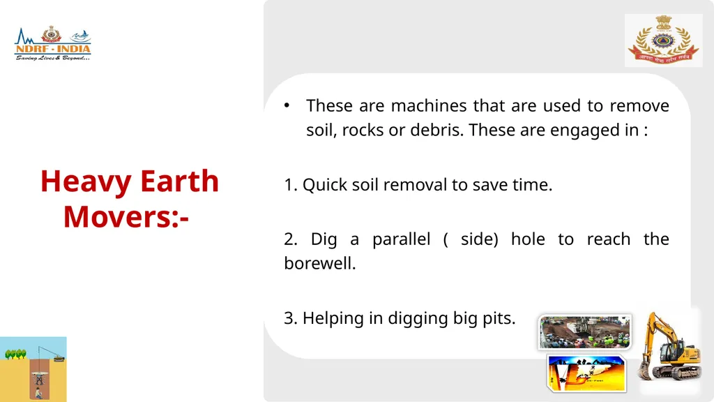 BOREWELL RESCUE 1 LESSON 05 Borewell Rescue , - slide 4 of 13