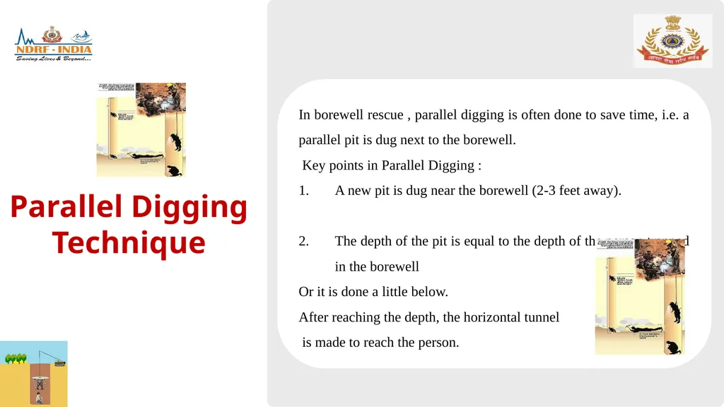 BOREWELL RESCUE 1 LESSON 05 Borewell Rescue , - slide 6 of 13