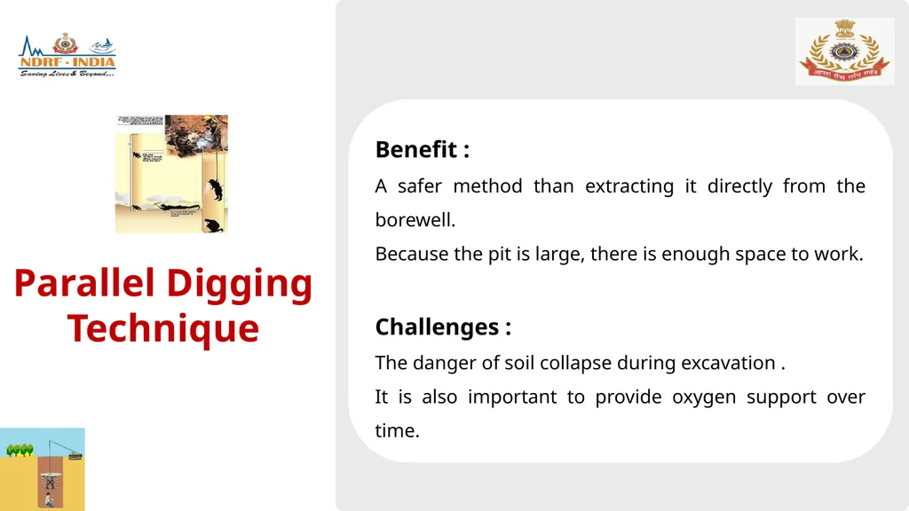 BOREWELL RESCUE 1 LESSON 05 Borewell Rescue , - slide 7 of 13