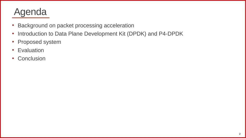 Scalable Heavy Hitter Detection: A DPDK-based - slide 2 of 18