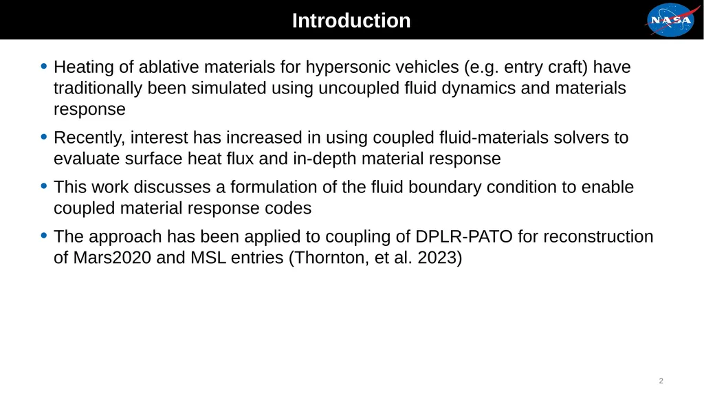 Assessment of the Fluid Dynamics Boundary - slide 2 of 15