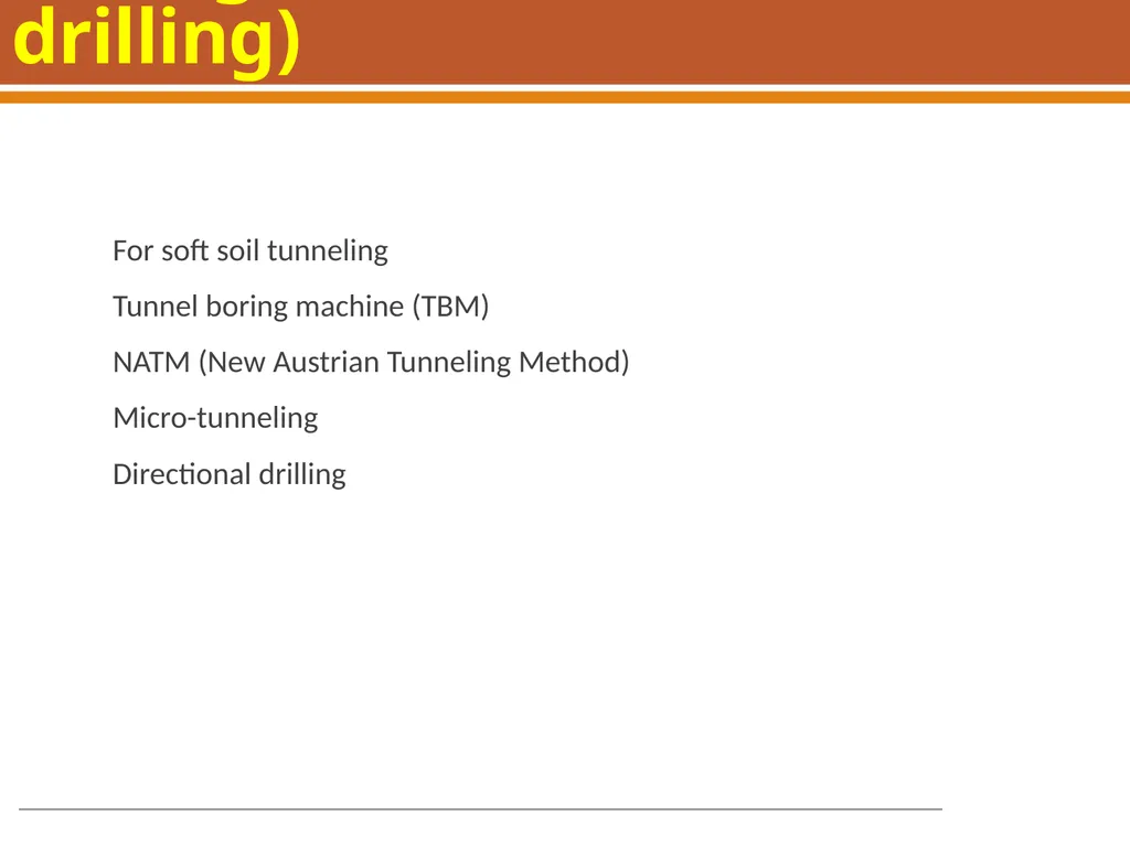 Boring, Drilling & Blasting, and Tunneling - slide 60 of 66
