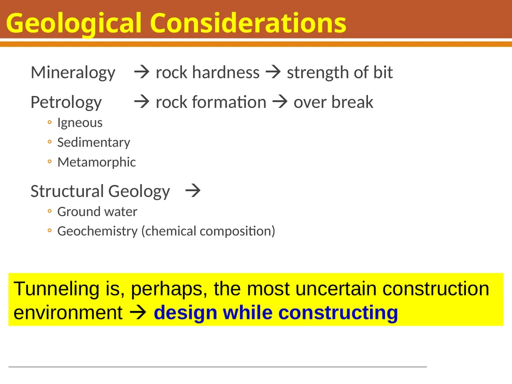 Boring, Drilling & Blasting, and Tunneling - slide 43 of 66