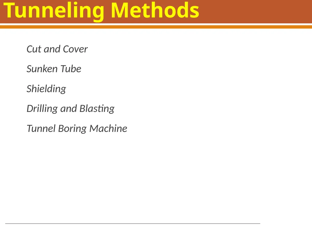 Boring, Drilling & Blasting, and Tunneling - slide 39 of 66