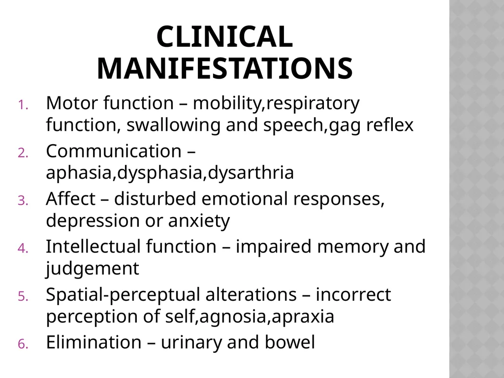 Cerebro VASCULAR ACCIDENT(CVA) / STROKE - slide 11 of 19