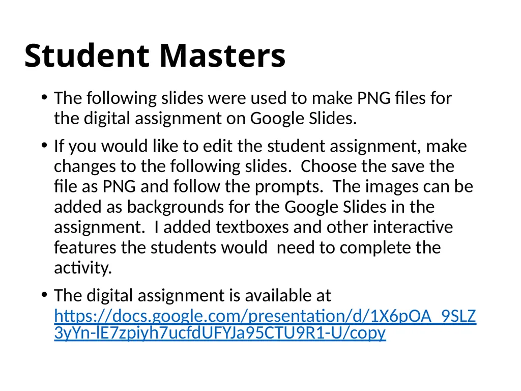 Find the assignment on Google Classroom. Hot - slide 8 of 12