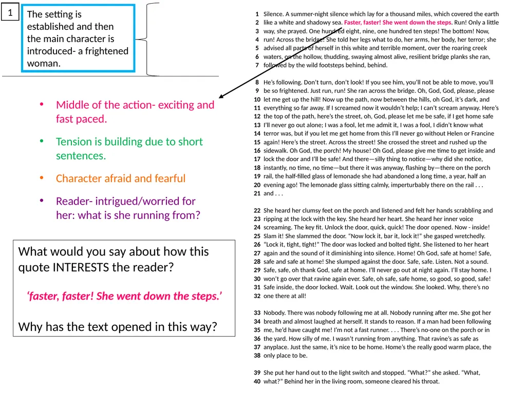 OBJECTIVES: To revise how to approach this - slide 16 of 24