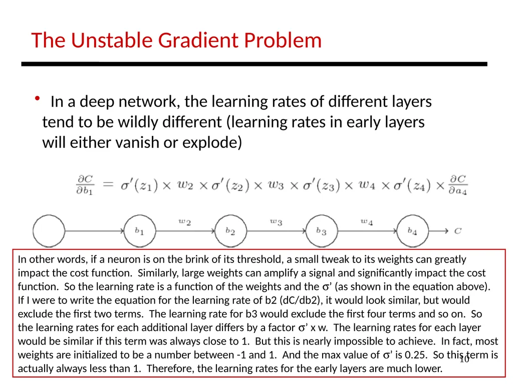 1 Lecture: Deep Networks Intro Topics: 1st lecture - slide 10 of 25