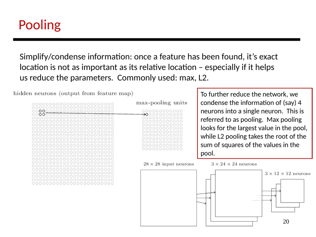 1 Lecture: Deep Networks Intro Topics: 1st lecture - slide 20 of 25