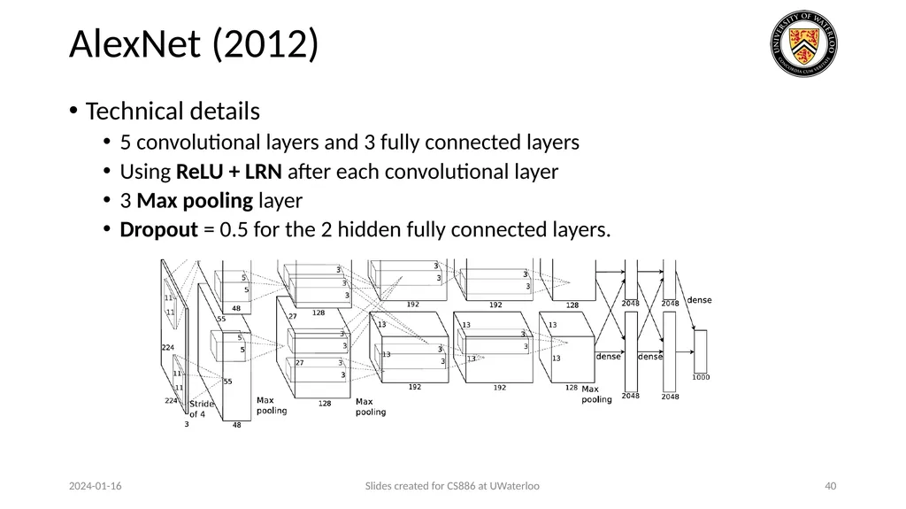 Lecture 3: CNN & RNN Presenters: Colby Wang & - slide 40 of 64