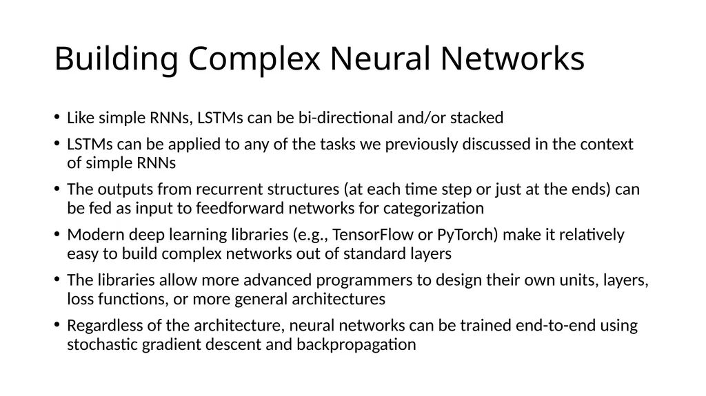ECE467: Natural Language Processing Recurrent - slide 45 of 45