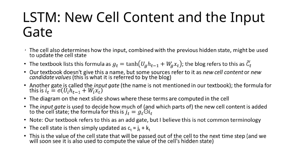 ECE467: Natural Language Processing Recurrent - slide 40 of 45