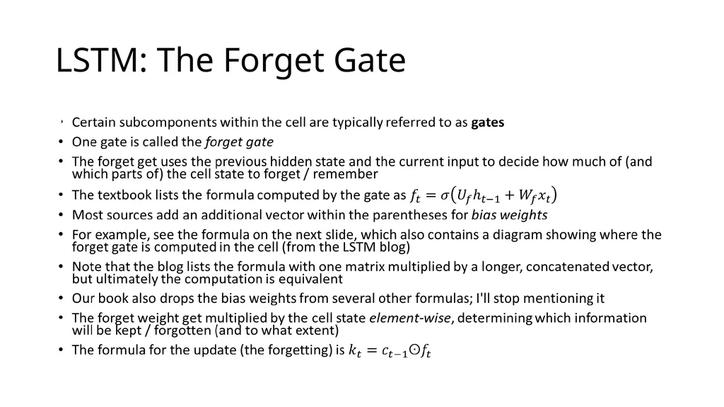 ECE467: Natural Language Processing Recurrent - slide 38 of 45