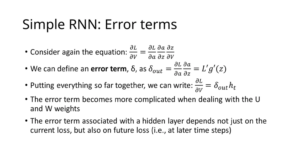 ECE467: Natural Language Processing Recurrent - slide 14 of 45