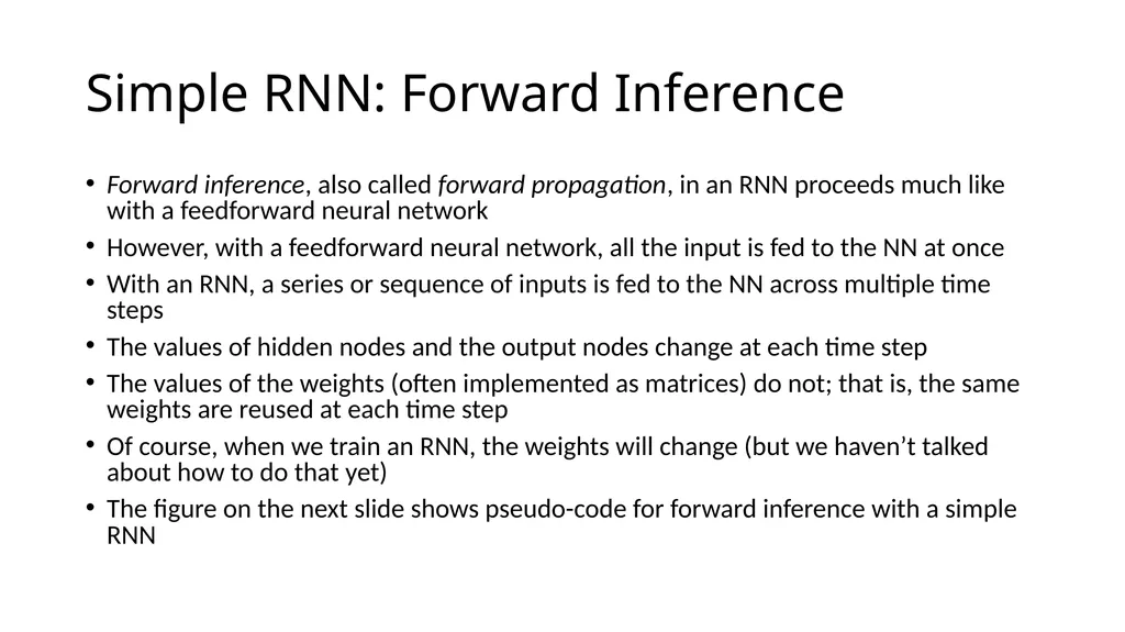 ECE467: Natural Language Processing Recurrent - slide 9 of 45