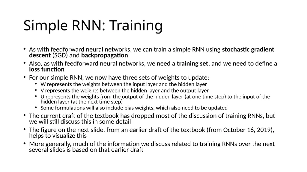 ECE467: Natural Language Processing Recurrent - slide 11 of 45