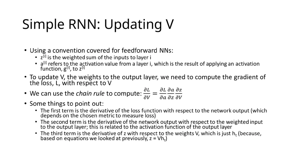ECE467: Natural Language Processing Recurrent - slide 13 of 45