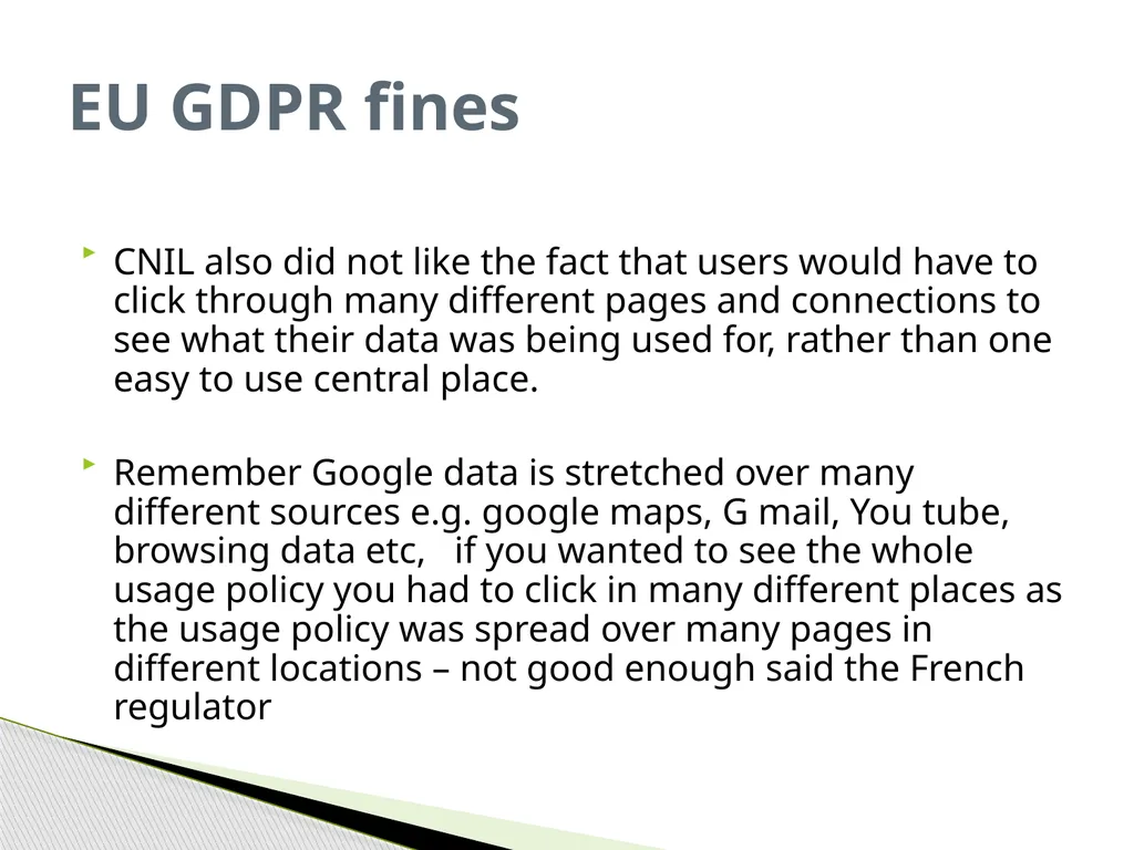 General Data Protection Regulation Alan Chandler, - slide 25 of 72
