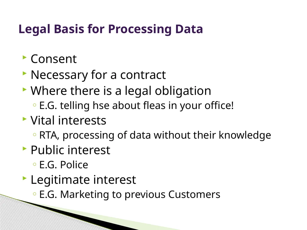 General Data Protection Regulation Alan Chandler, - slide 41 of 72