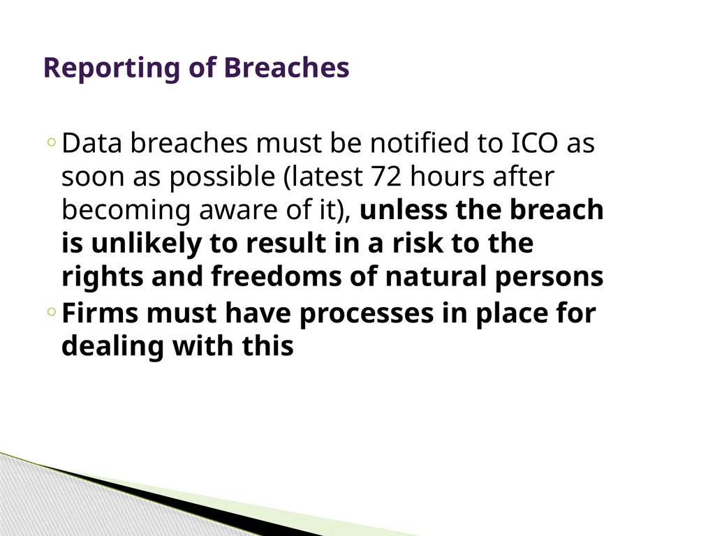 General Data Protection Regulation Alan Chandler, - slide 67 of 72