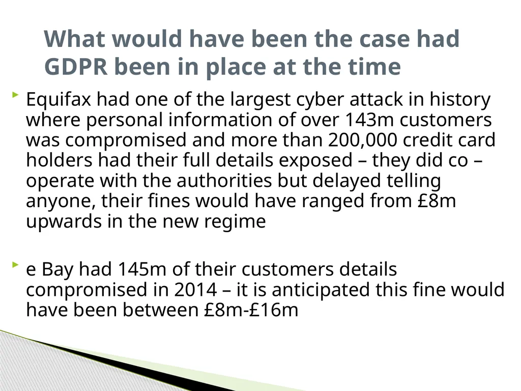General Data Protection Regulation Alan Chandler, - slide 11 of 72