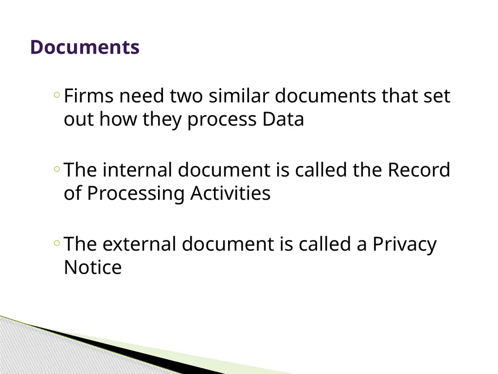 General Data Protection Regulation Alan Chandler, - slide 58 of 72