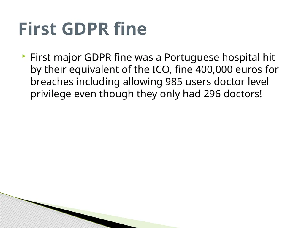 General Data Protection Regulation Alan Chandler, - slide 9 of 72