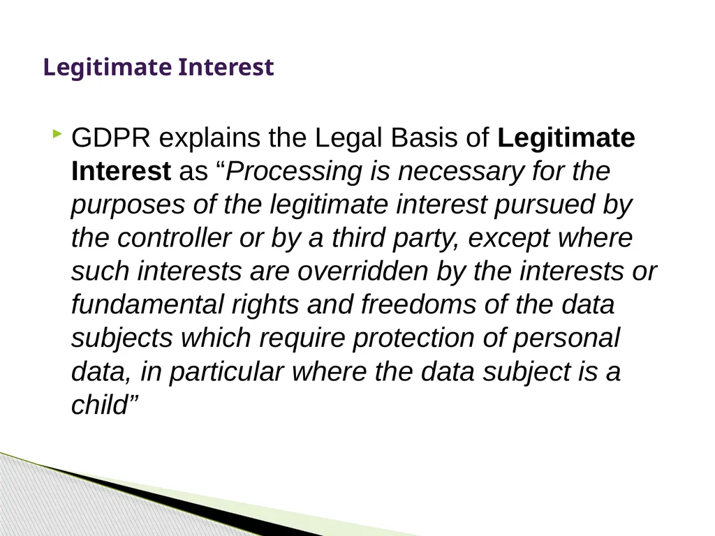 General Data Protection Regulation Alan Chandler, - slide 49 of 72