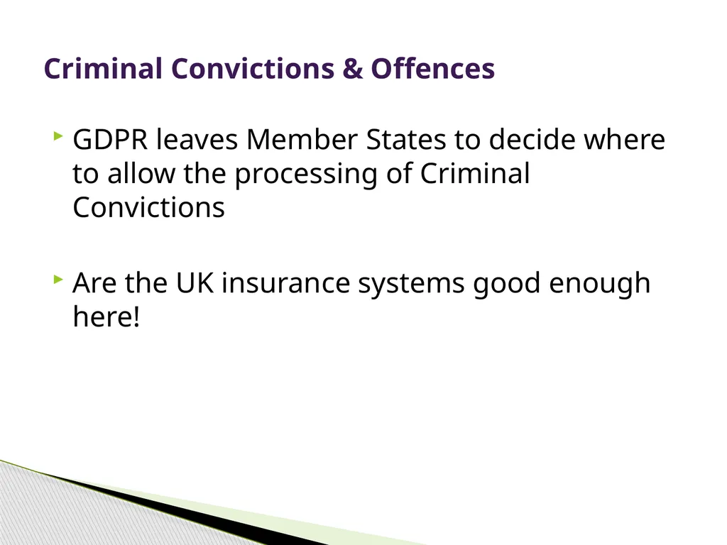 General Data Protection Regulation Alan Chandler, - slide 36 of 72