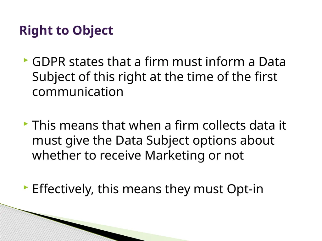 General Data Protection Regulation Alan Chandler, - slide 47 of 72