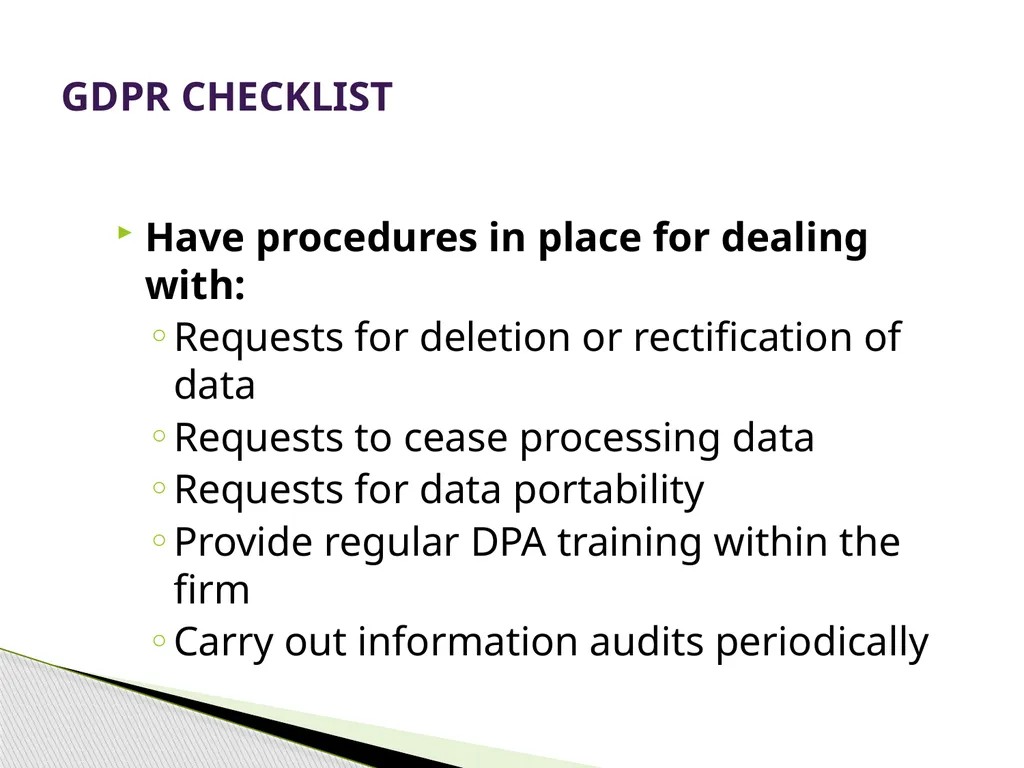 General Data Protection Regulation Alan Chandler, - slide 69 of 72