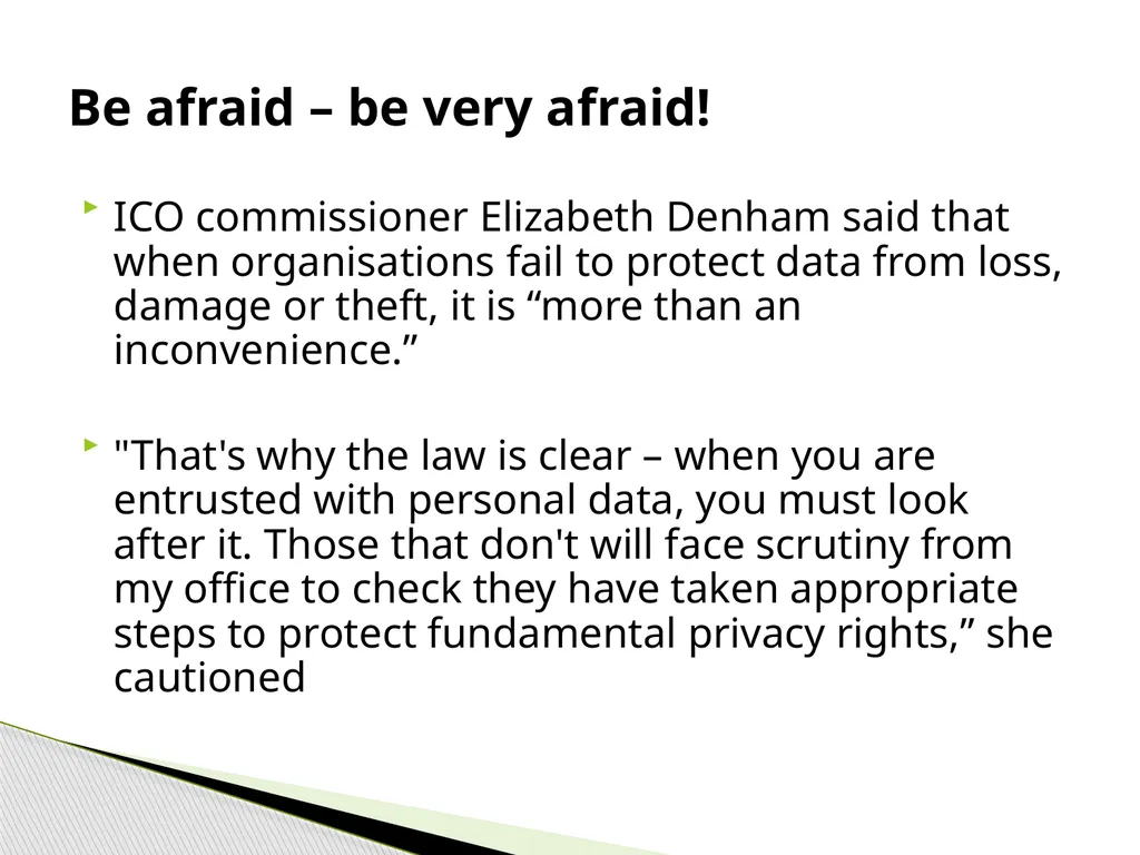 General Data Protection Regulation Alan Chandler, - slide 22 of 72